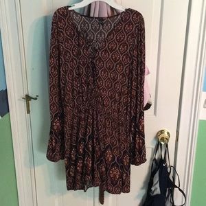 Long Sleeve Patterned Dress from Windsor